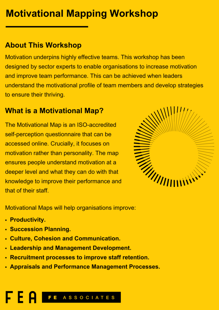 Motivational Mapping Workshop Flyer